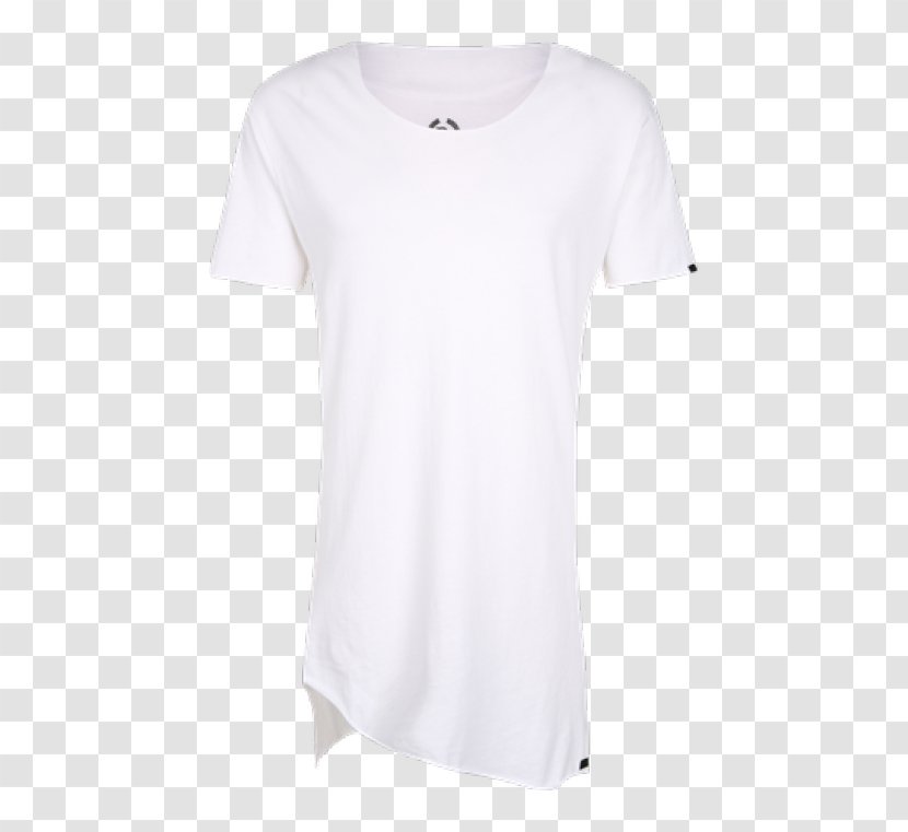 T-shirt Sleeve Neck - White Transparent PNG