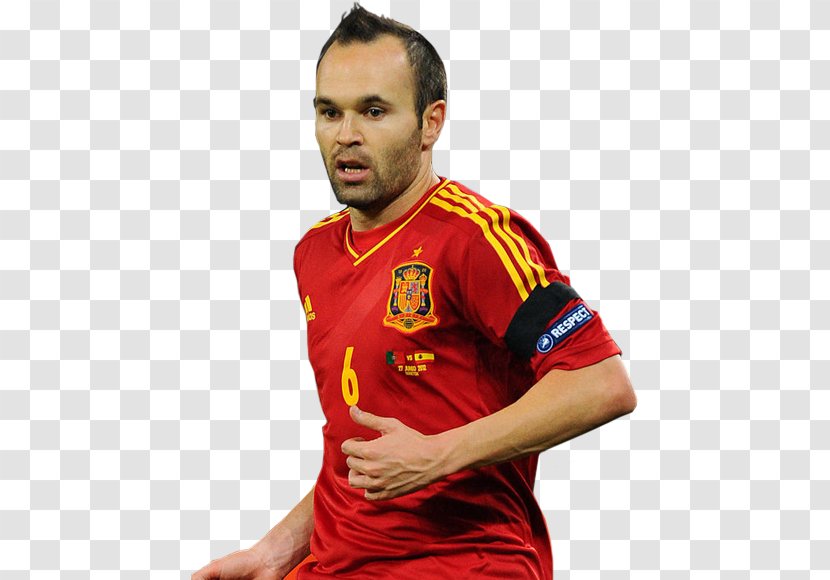 Andrés Iniesta 2014 FIFA World Cup Spain National Football Team UEFA Euro 2016 - Sleeve - Andres Transparent PNG
