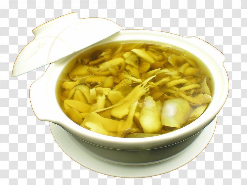 Soup Broth Italian Cuisine Vegetarian - Frying - Shanzhen Mushroom Transparent PNG