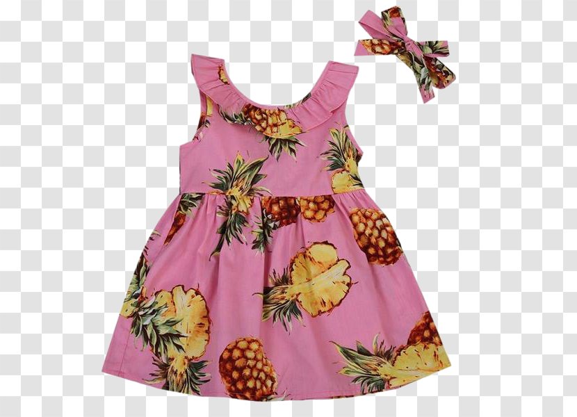 Sundress Child Romper Suit Tutu - Silhouette - Summer Pineapple Transparent PNG
