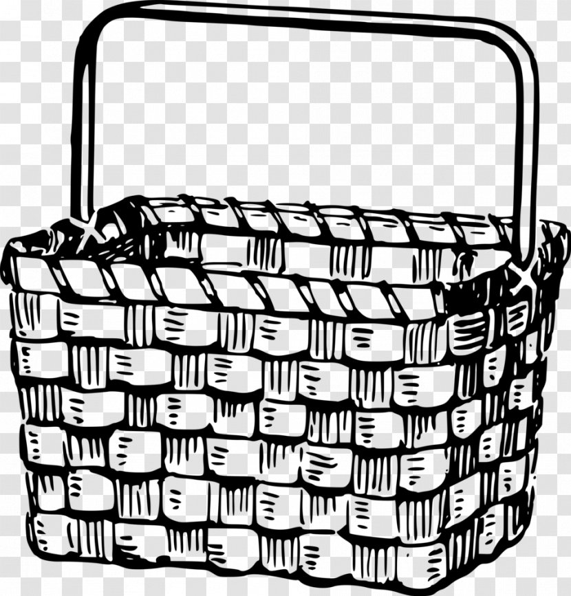 Picnic Baskets Clip Art - Easter Basket Transparent PNG