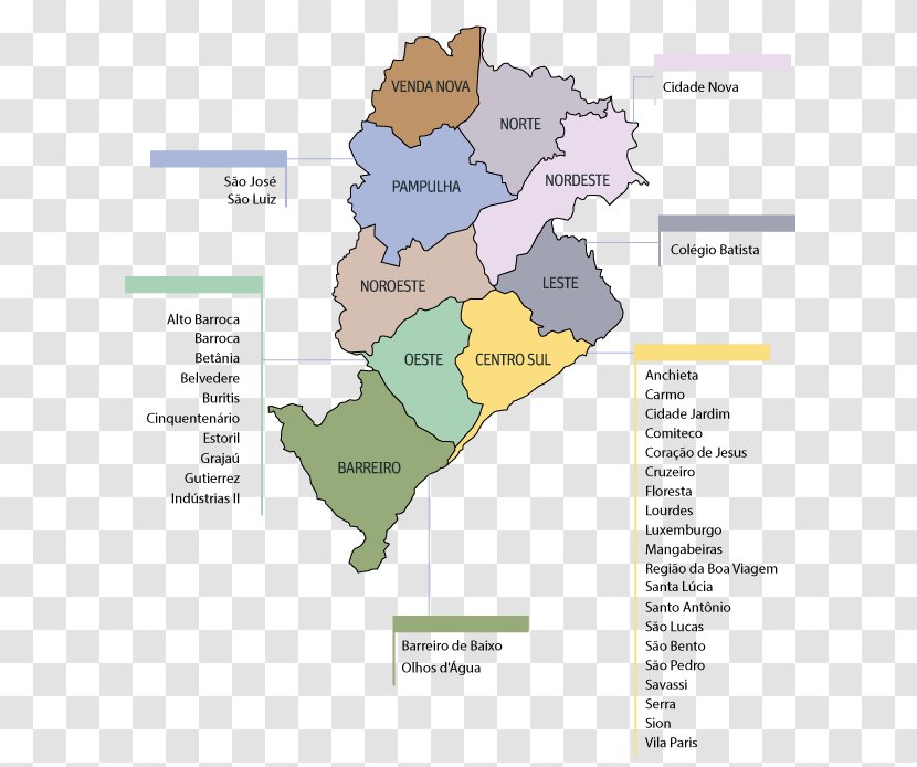 Região Leste Norte Greater Belo Horizonte North Region, Brazil Nordeste - Regionais De - Catadores Lixo Transparent PNG