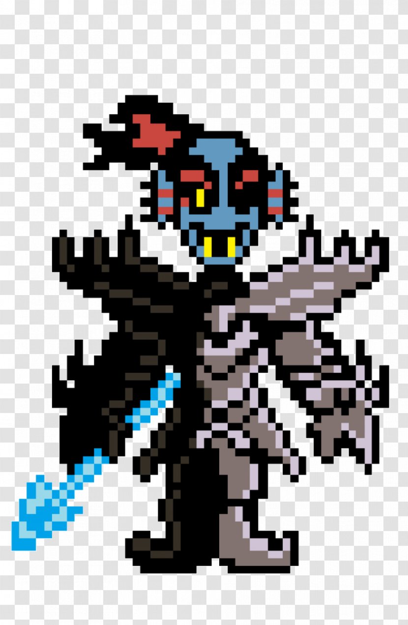 Undertale Sprite Undyne Pixel Art - Technology Transparent PNG