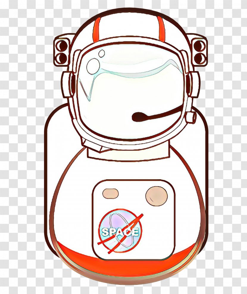 Child Background - Astronaut - Line Art Transparent PNG