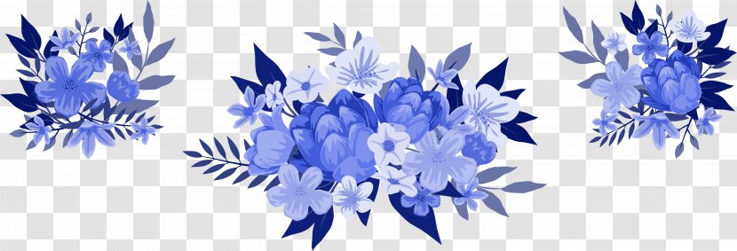 Poland Wedding Invitation Bride Reception - Diary - Blue Flower Plant Decoration Transparent PNG