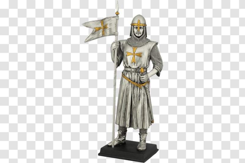 Crusades Middle Ages Knight Statue Holy Land - Action Figure - Cloak Transparent PNG