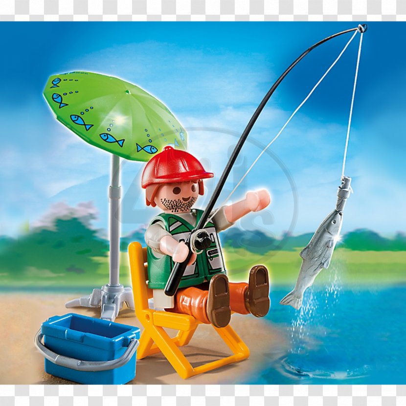 Amazon.com Playmobil Toy Doll Fisherman - Kayak - Fishing Pole Transparent PNG