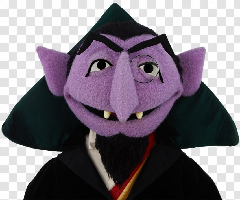 Count Von Elmo Sesame Street Characters Dracula Vampire - Fictional Character Transparent PNG