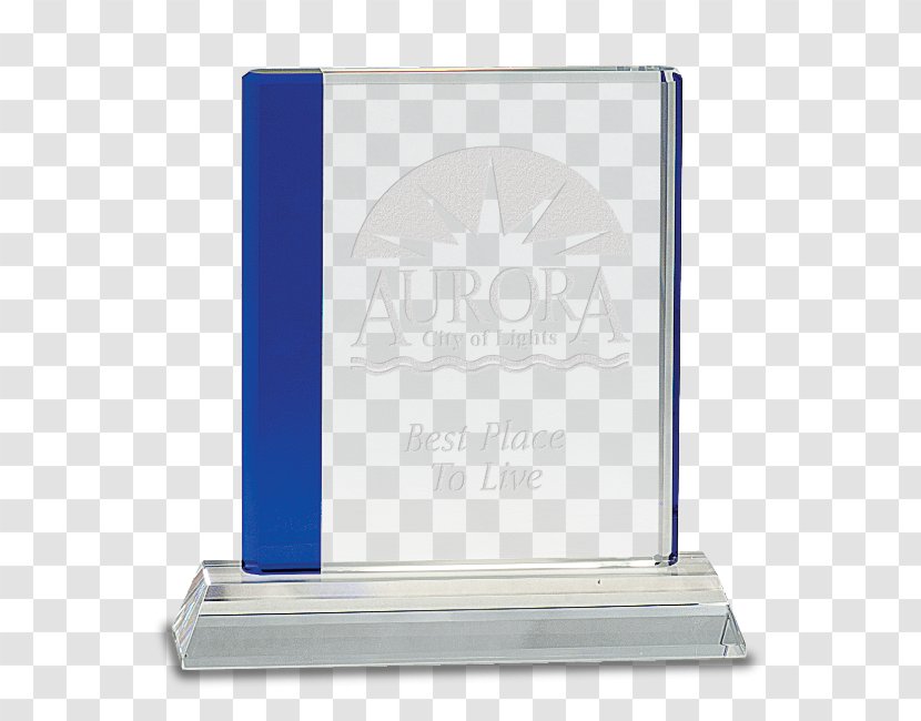 Trophy Gift Award Glass Crystal - Service Transparent PNG
