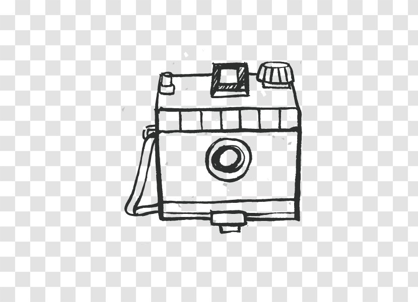 Black And White Camera Photography - Button - Vintage Bag Transparent PNG