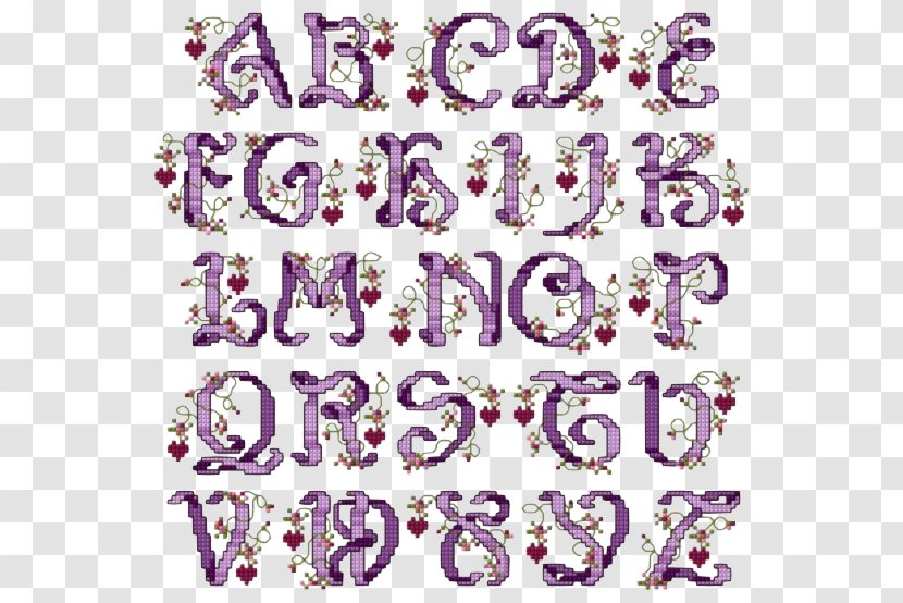 Cross-stitch Alphabet Sampler Pattern - O Transparent PNG