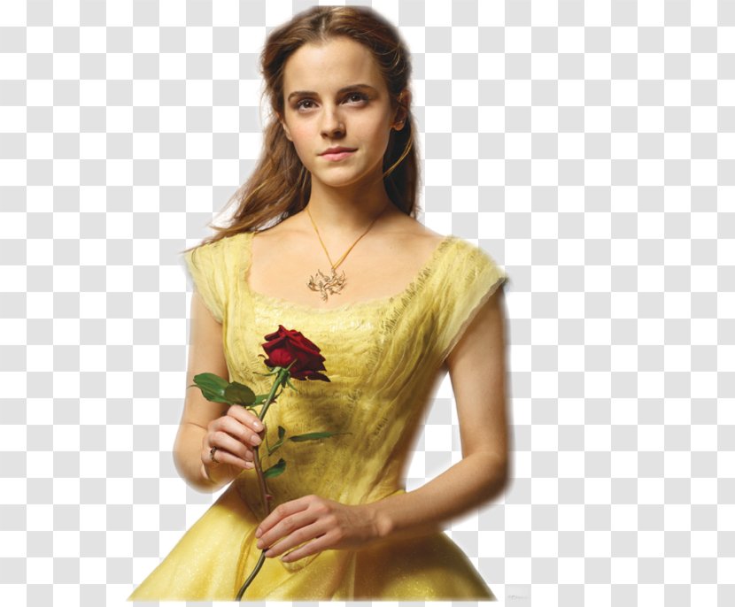 Beauty And The Beast Belle Emma Watson Drawing - Watercolor Transparent PNG