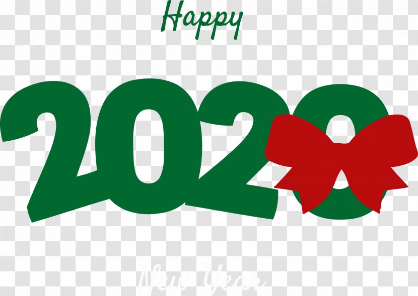 Happy New Year 2020 Years - Symbol - Logo Transparent PNG