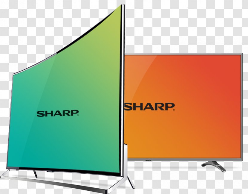 Television Smart TV Sharp Corporation 4K Resolution LED-backlit LCD - Computer Monitor Transparent PNG