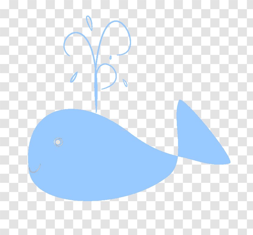 Blue Whale Clip Art - Simple Element Transparent PNG