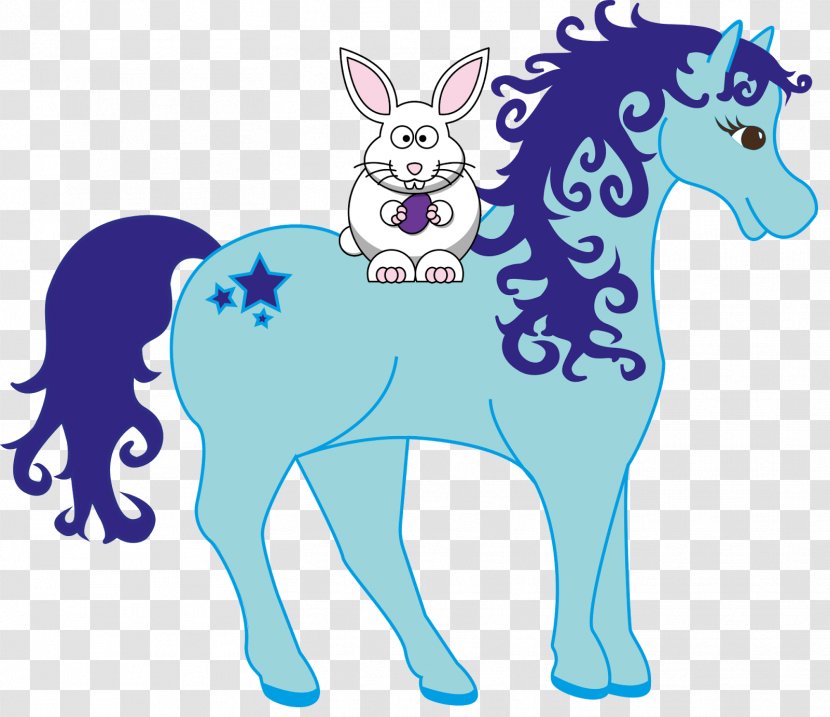 Horse Clip Art - Fictional Character - Easter Bunny Transparent PNG