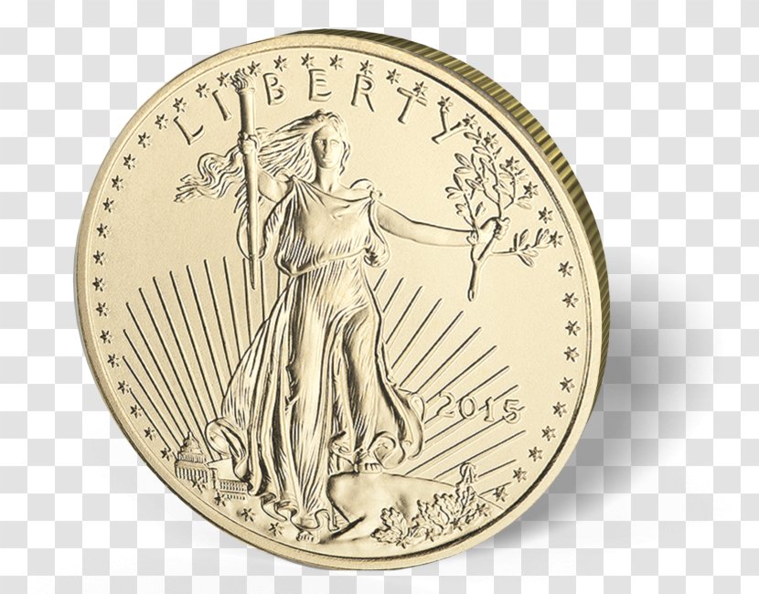 American Gold Eagle Coin Bullion - Money Transparent PNG