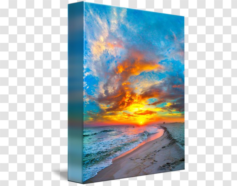 Shore Seascape Beach Painting - Art - Sea Sunset Transparent PNG