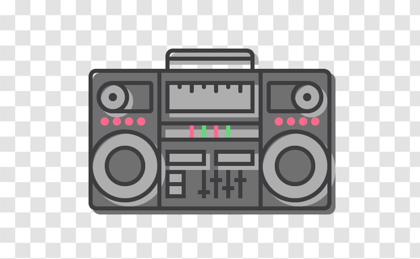 Boombox Sound Radio - Technology - A Transparent PNG