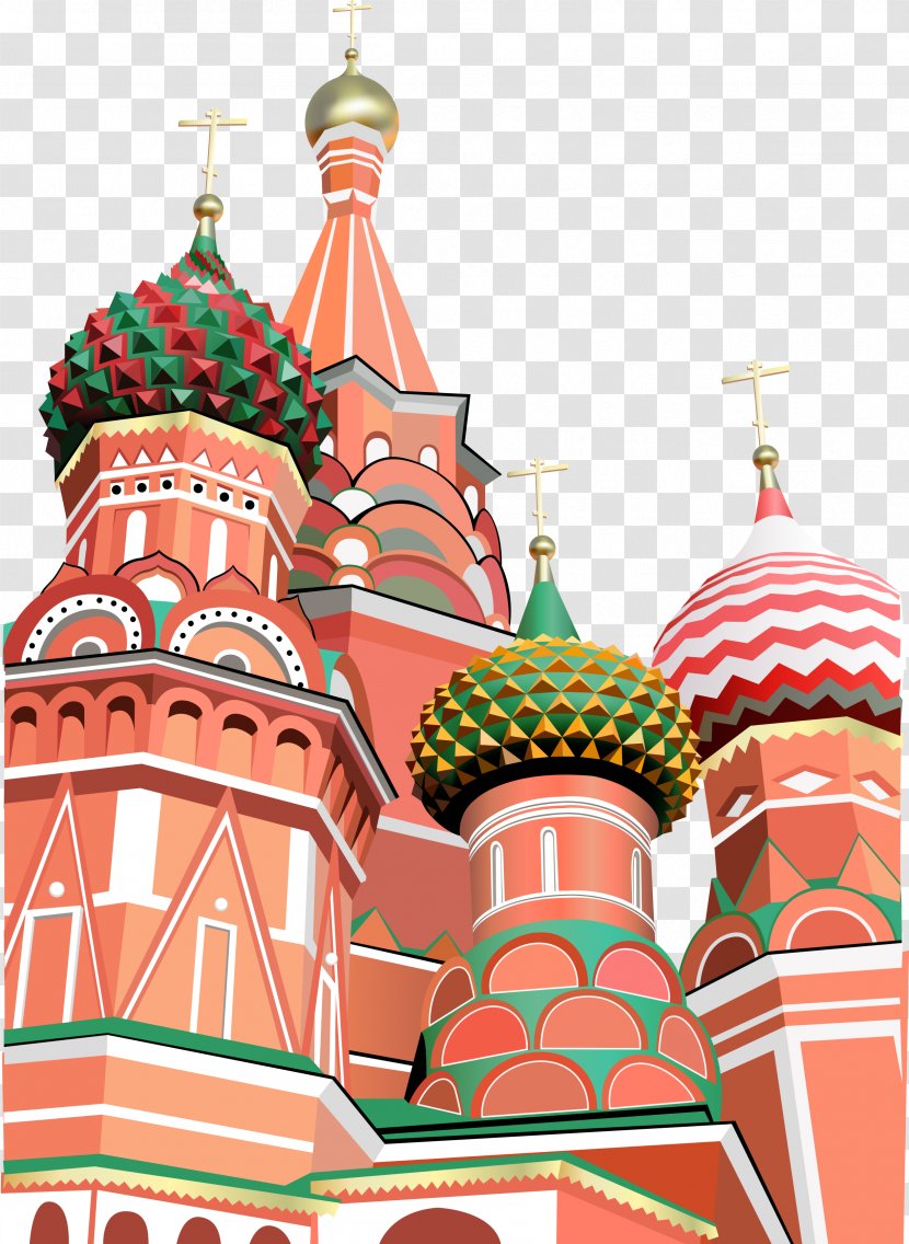 Saint Basils Cathedral Moscow Stock Photography Illustration - Russian Architecture - Castle Transparent PNG