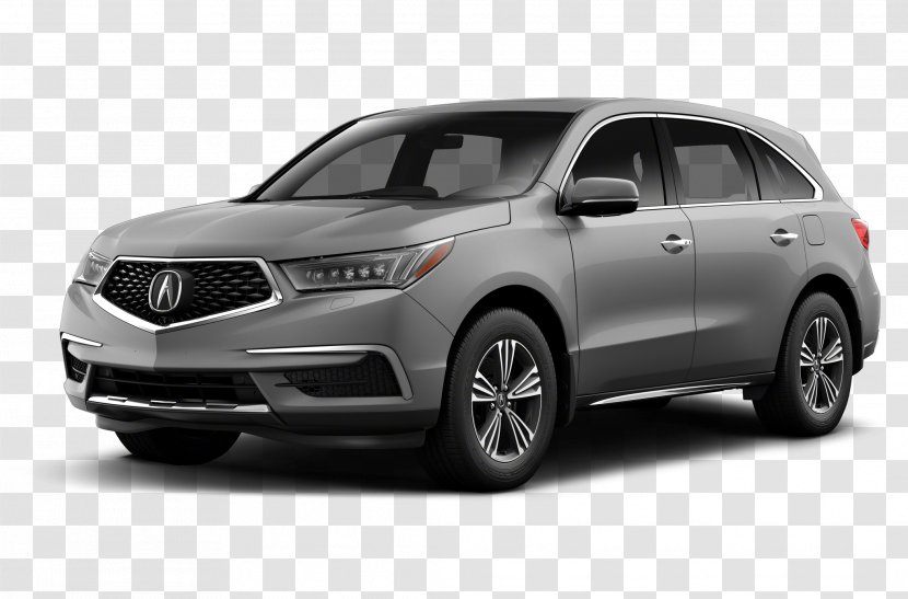 2018 Acura MDX 3.5L Sport Utility Vehicle Car SH-AWD - Mid Size Transparent PNG
