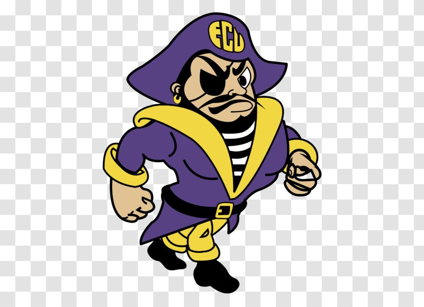 East Carolina University Pirates Football Men's Basketball Baseball Logo - Mascot - American Transparent PNG