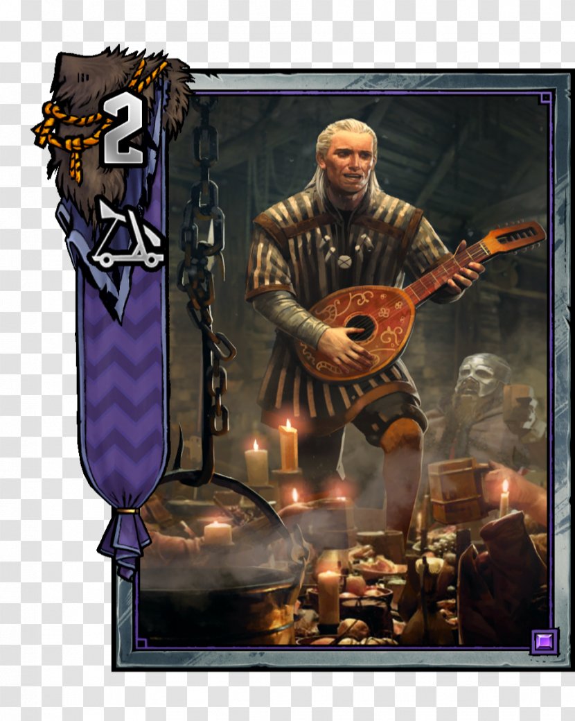 Gwent: The Witcher Card Game Bard Fantasy Pathfinder Roleplaying Dandelion - Flower Transparent PNG