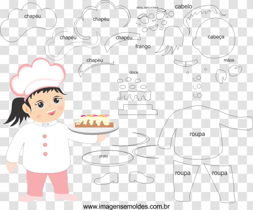 Paper Chef Kitchen Molde Wooden Spoon - Tree Transparent PNG