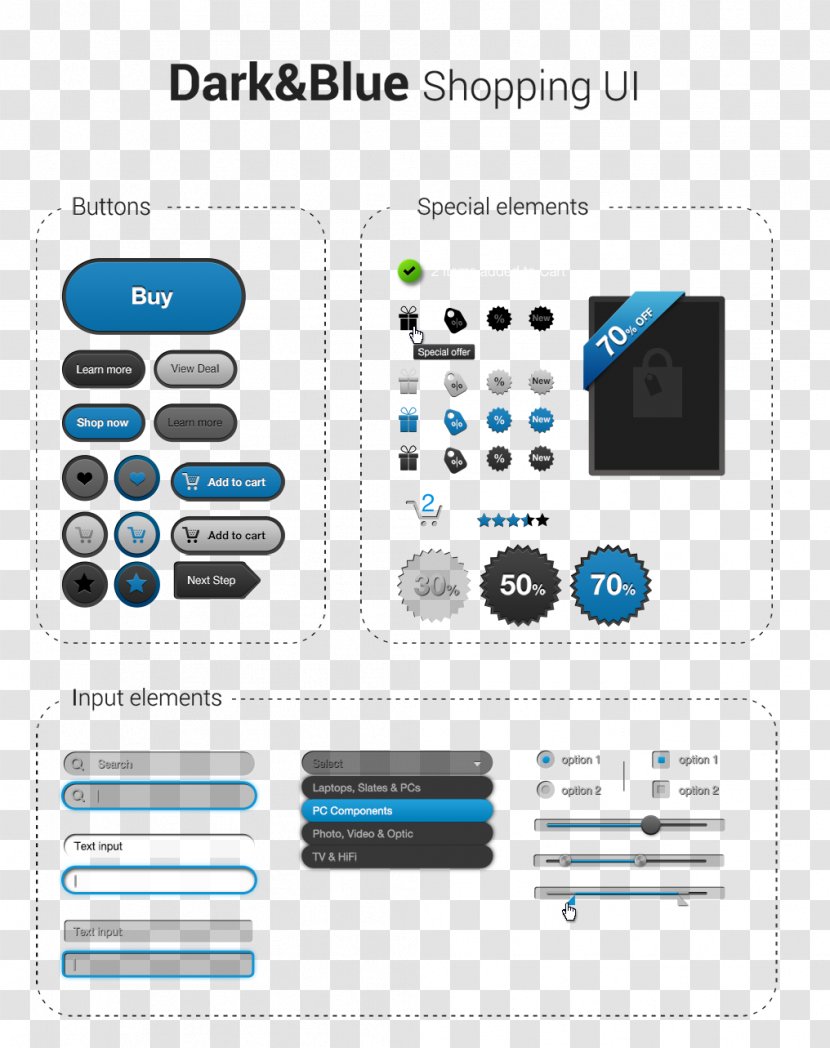 Button Grey Blue-gray - Brand - Material Transparent PNG