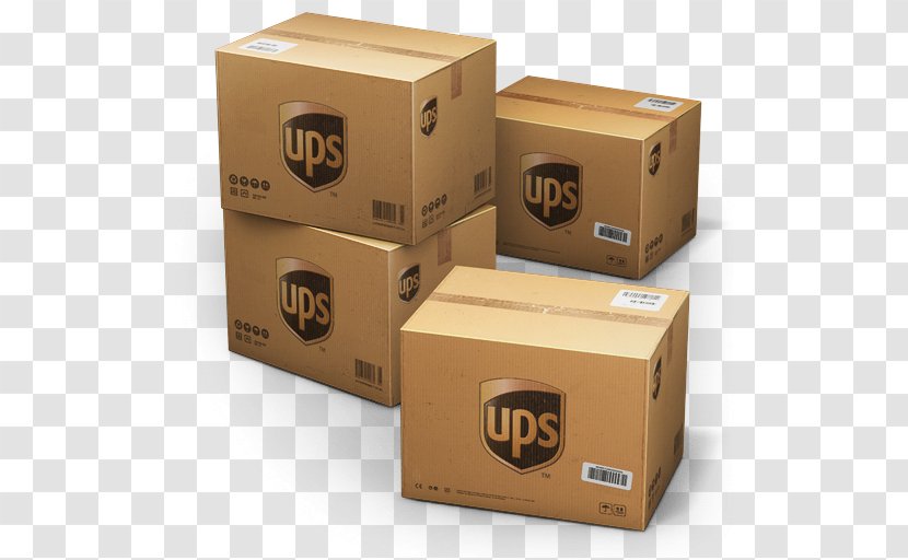 Box Cardboard Package Delivery - UPS Shipping Transparent PNG