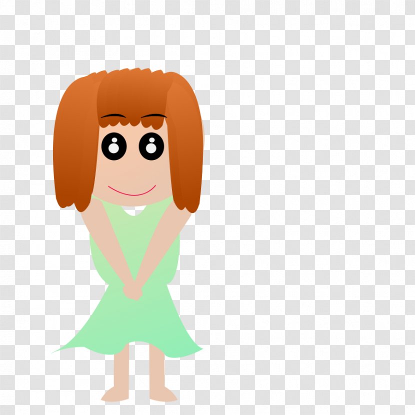 Clip Art - Cartoon - Female Student Transparent PNG