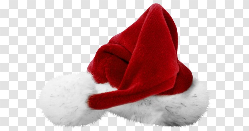 Santa Claus Fur - Red Hat Transparent PNG