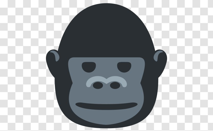 Western Lowland Gorilla Ape Emoji Killing Of Harambe Image - Snout Transparent PNG