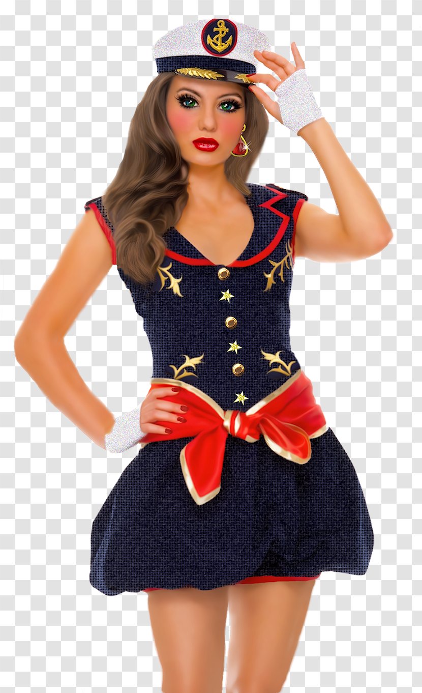 Costume Sailor Clothing Dress Collar - Frame Transparent PNG