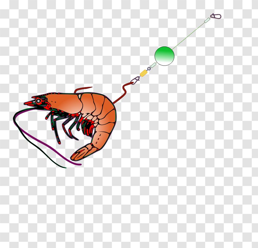 Fishing Bait Rods Shrimp Baiting Clip Art - Rig Transparent PNG
