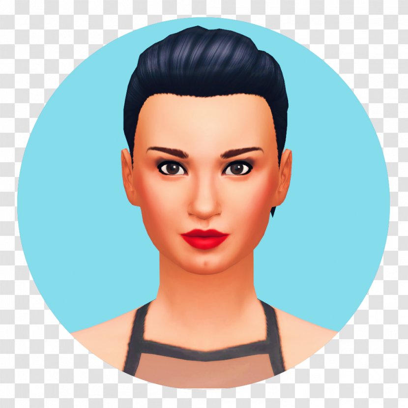 Demi Lovato The Sims 4: Get To Work Simlish Vampires Eyebrow - Silhouette - Maddie Ziegler Transparent PNG