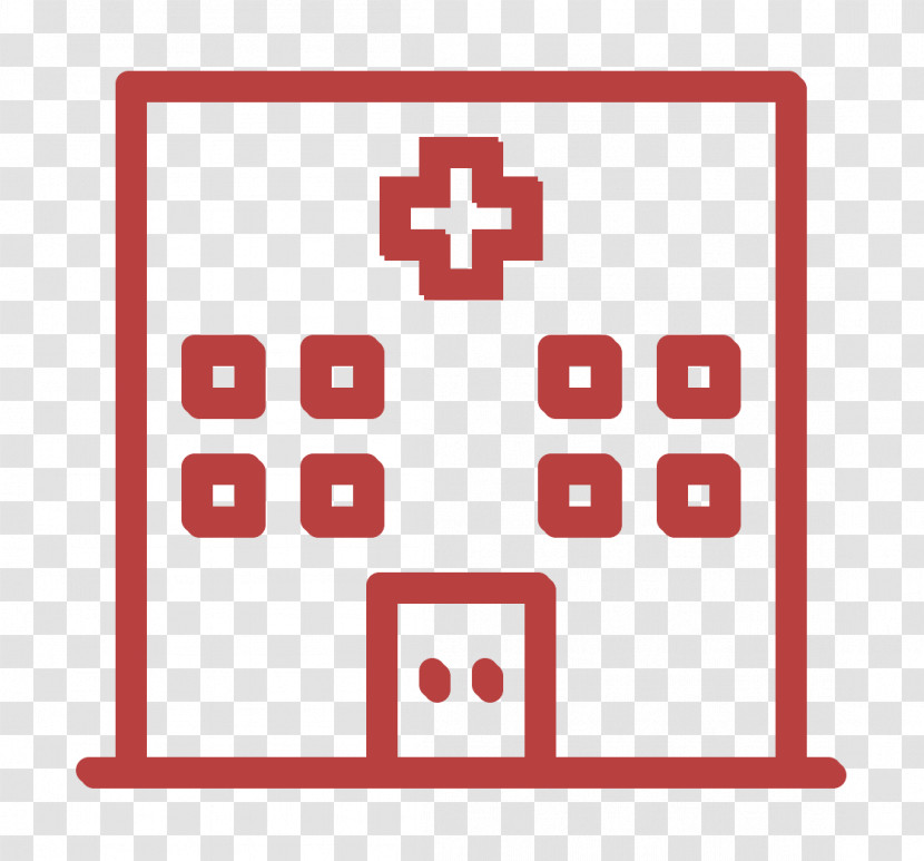 Building Icon Healthy Icon Hospital Icon Transparent PNG