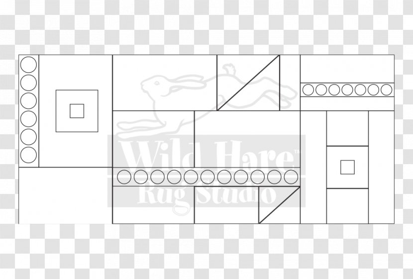 Architecture Paper Floor Plan - Encompassing Designs Rug Hooking Studio Transparent PNG