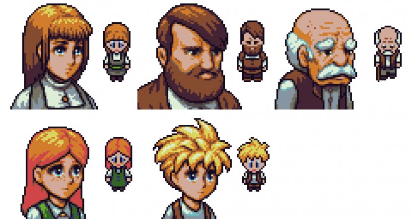 Pixel Art Role-playing Game Non-player Character Fable - Cartoon - Flower Transparent PNG