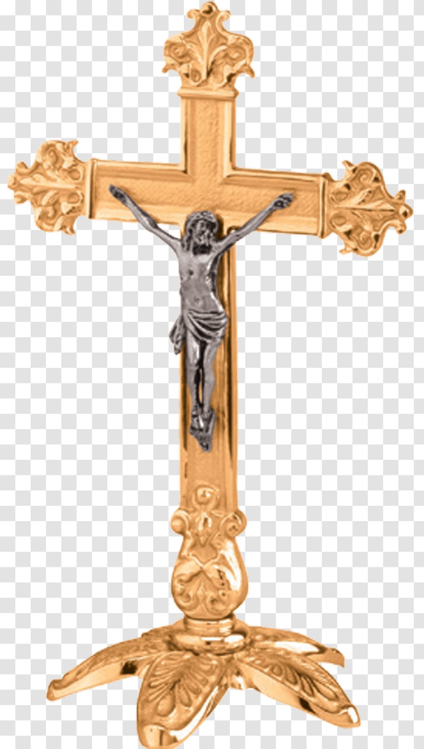 Altar Crucifix Bronze Church Transparent PNG