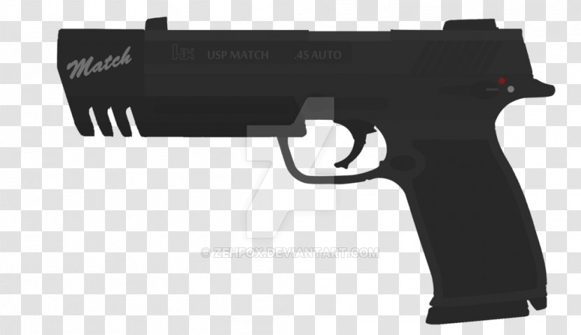 Smith & Wesson M&P 9×19mm Parabellum .40 S&W Pistol - Firearm - Cartoon Gun Transparent PNG