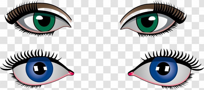 Clip Art - Cartoon - Eyes Transparent PNG