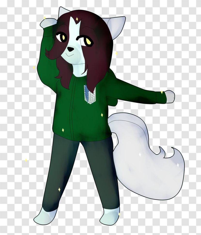 Canidae Dog Cartoon Green Mascot - Fictional Character - Right Now Transparent PNG