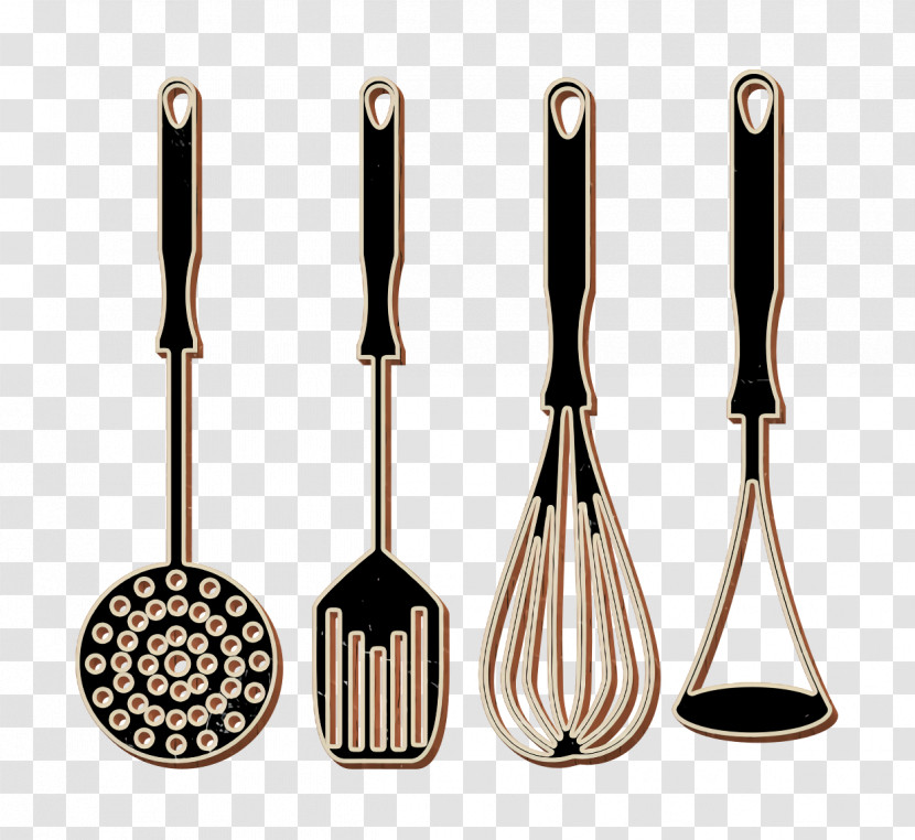 Tools And Utensils Icon Kitchen Icon Four Cooking Accessories Set For Kitchen Icon Transparent PNG