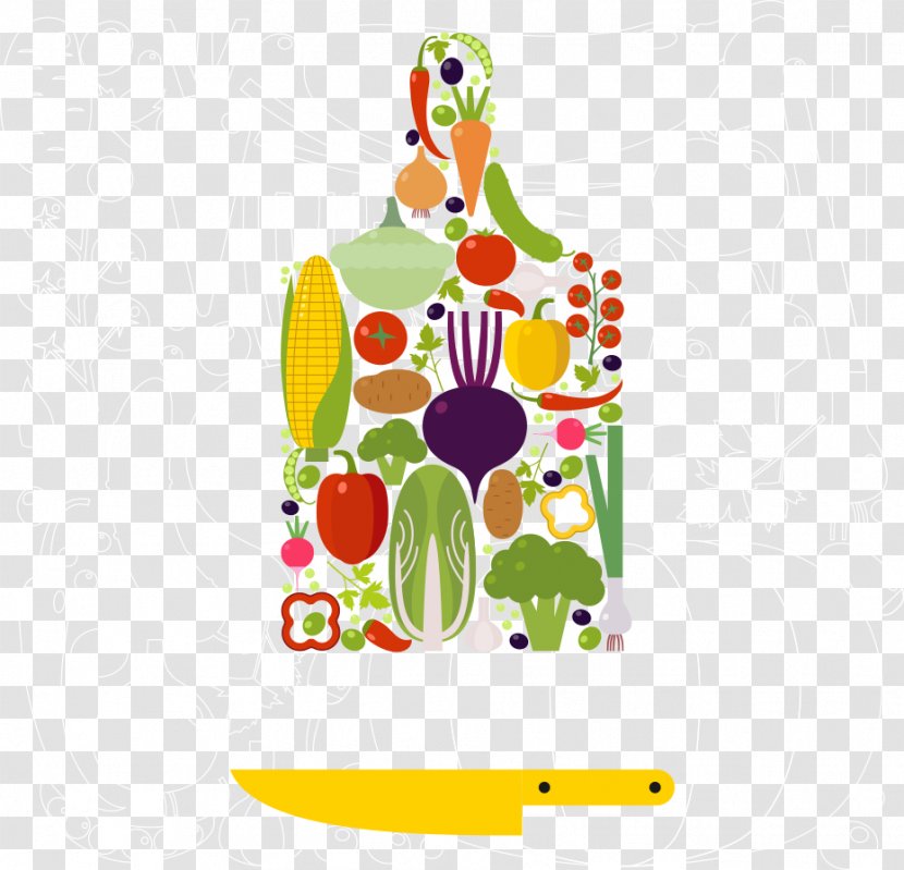 Organic Food Fruit Vegetable Illustration - Creativity - Vector Vegetables Creative Journal Transparent PNG