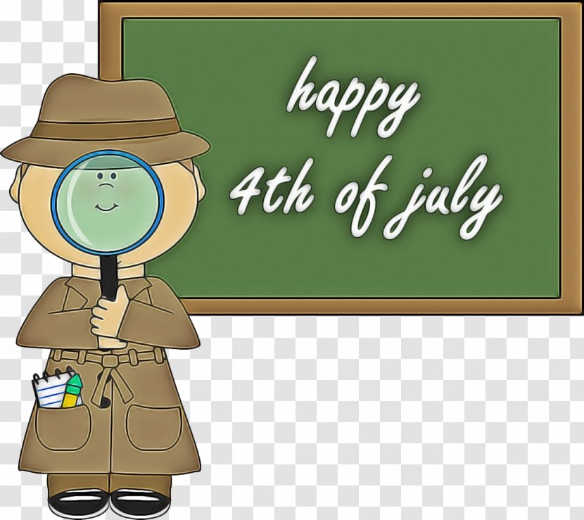 Fourth Of July Background - Cartoon - Classroom Transparent PNG