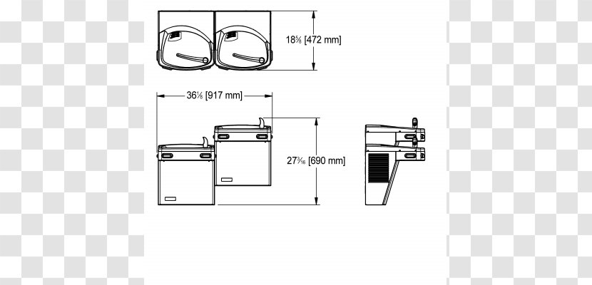 Door Handle Line Technology Angle - Details Page Split Bar Transparent PNG