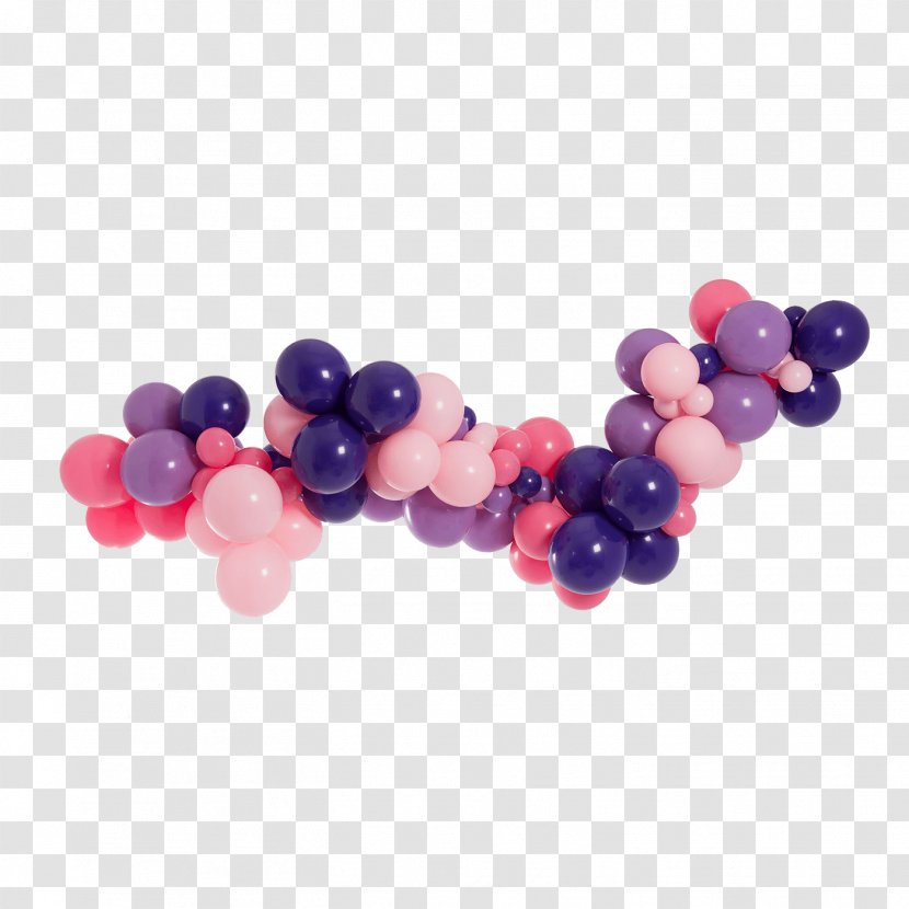 Violet Pink Purple Bead Jewellery - Plant Fruit Transparent PNG