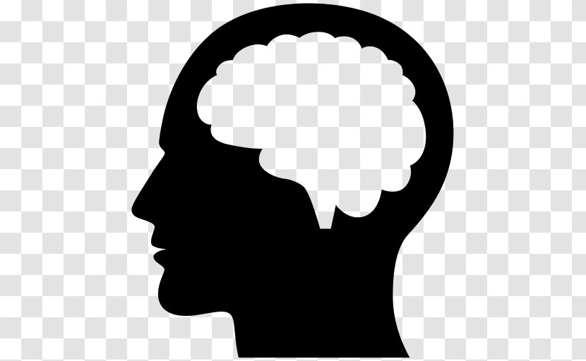 Brain Neuroscience Clip Art - Silhouette Transparent PNG