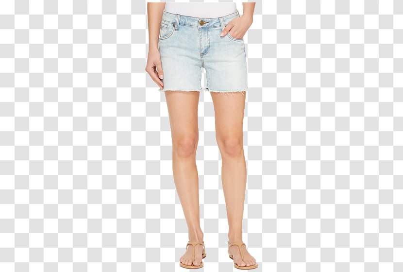 Denim Jeans Shorts Bleach Cut-off - Frame Transparent PNG